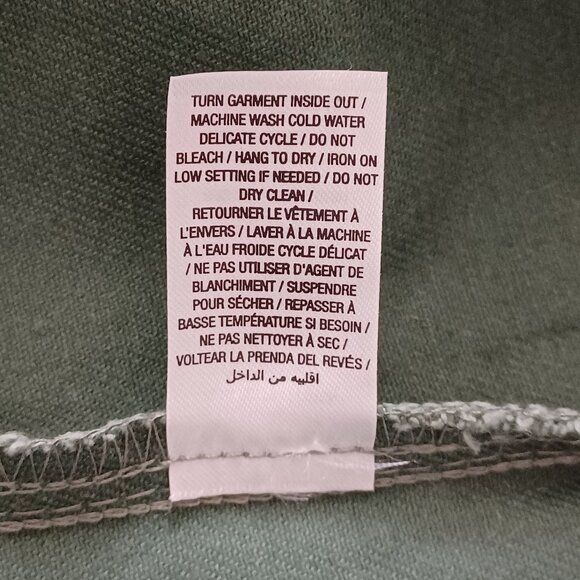 Ardene Green Cotton Twill Shirt Jacket - Picture 9 of 16